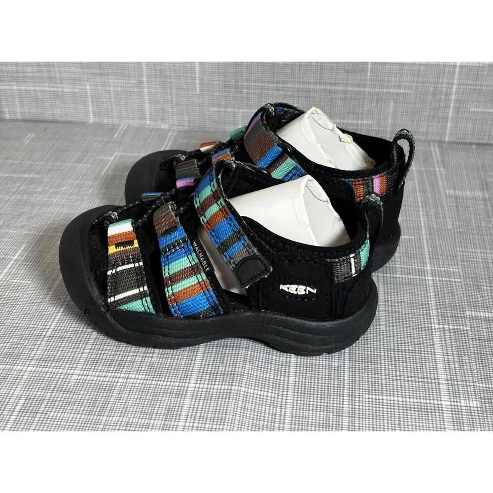 KEEN Kids Newport H2 Sandals Kid/Baby US 6 Black Multi Water Shoes NWOB - Picture 1 of 7